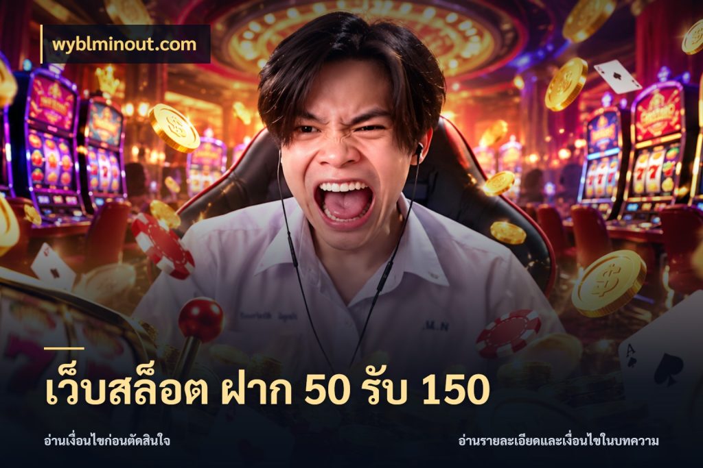 เว็บสล็อต ฝาก 50 รับ 150 wyblminout.com สนุกกับตัวเลือกโปรในสไตล์ของคุณ