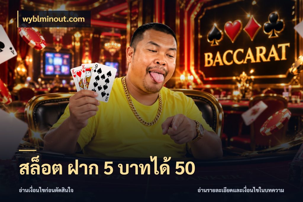 สล็อต ฝาก 5 บาทได้ 50 สนุกกับตัวเลือกโปรในสไตล์ของคุณ กับ wyblminout.com