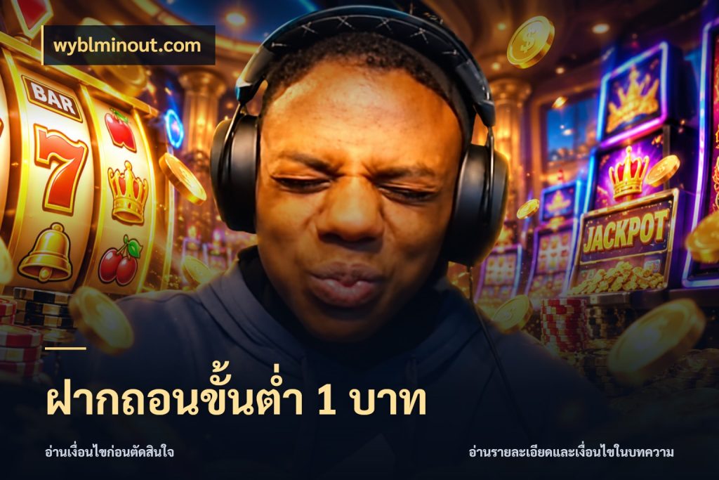 ฝากถอนขั้นต่ำ 1 บาท จำนวนเริ่มต้นกับสไตล์เกมที่ชอบ ในมุม wyblminout.com