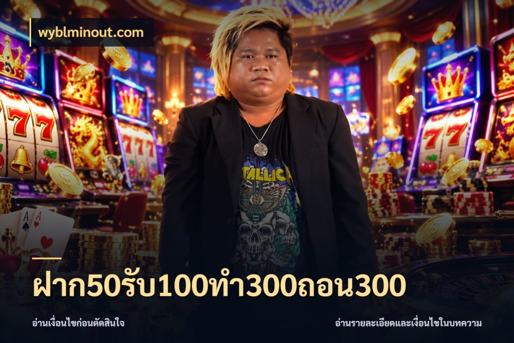 ฝาก50รับ100ทํา300ถอน300 รูปแบบโบนัสกับสิทธิ์ของสายเกม ในมุม wyblminout.com