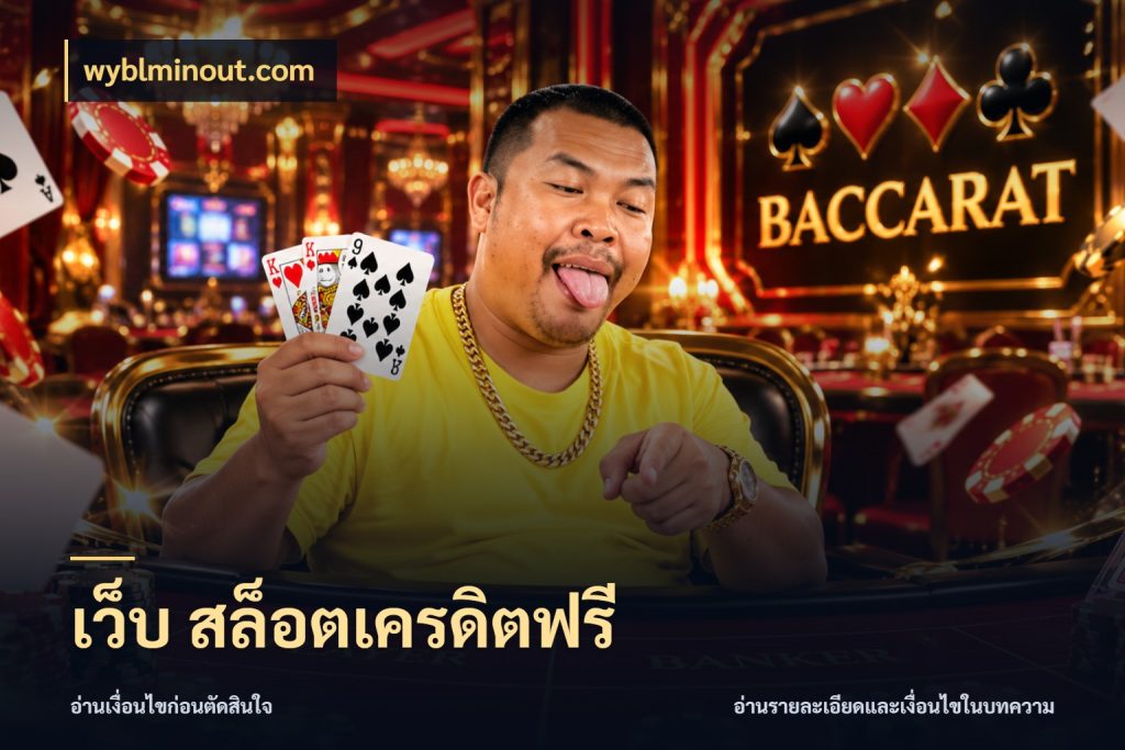 เว็บ สล็อตเครดิตฟรี wyblminout.com เลือกสไตล์ความสนุกจากรูปแบบเครดิต