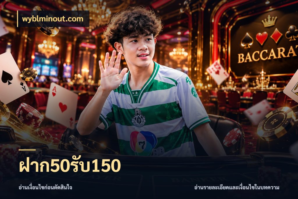 ฝาก50รับ150 โปรกับเกมที่ชอบเลือกให้ตรงสไตล์ กับ wyblminout.com