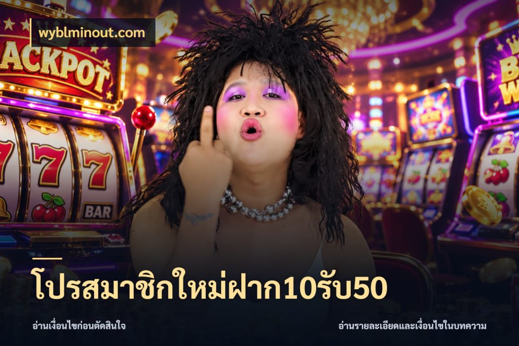 โปรสมาชิกใหม่ฝาก10รับ50 สนุกกับตัวเลือกโปรในสไตล์ของคุณ กับ wyblminout.com