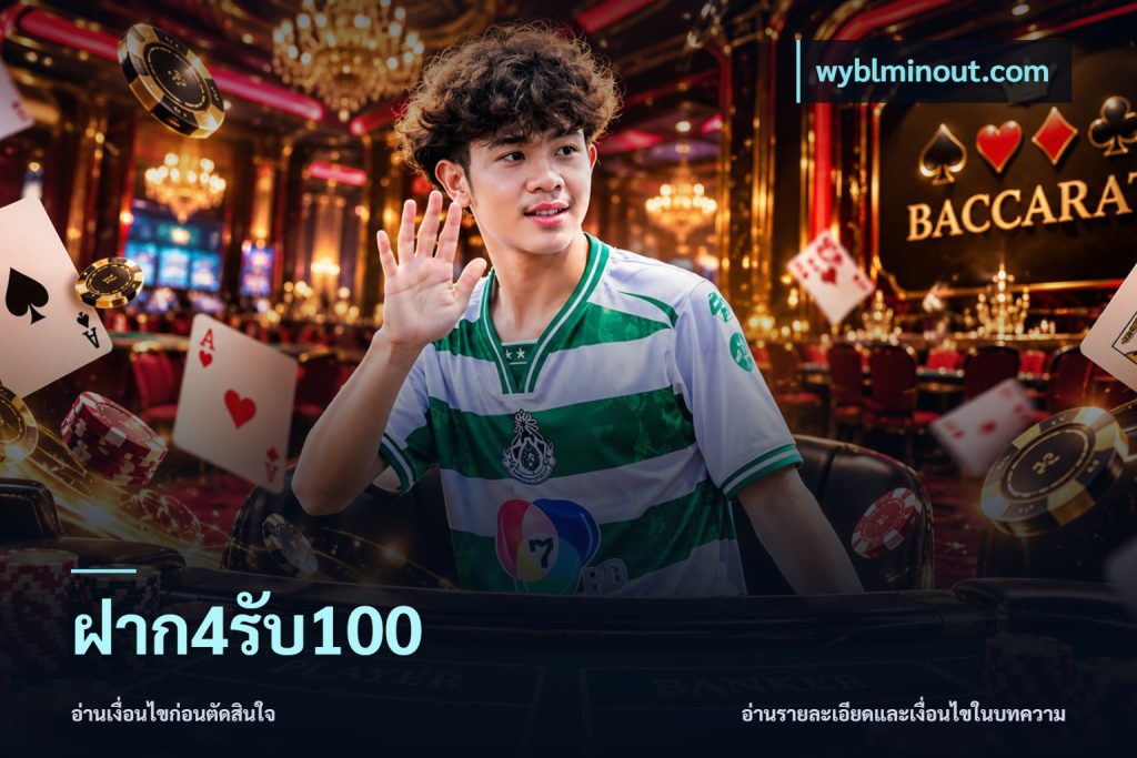 ฝาก4รับ100