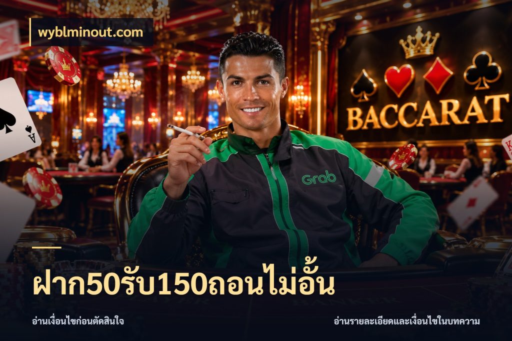 ฝาก50รับ150ถอนไม่อั้น เครดิตกับรูปแบบโปรที่ตรงใจ กับ wyblminout.com
