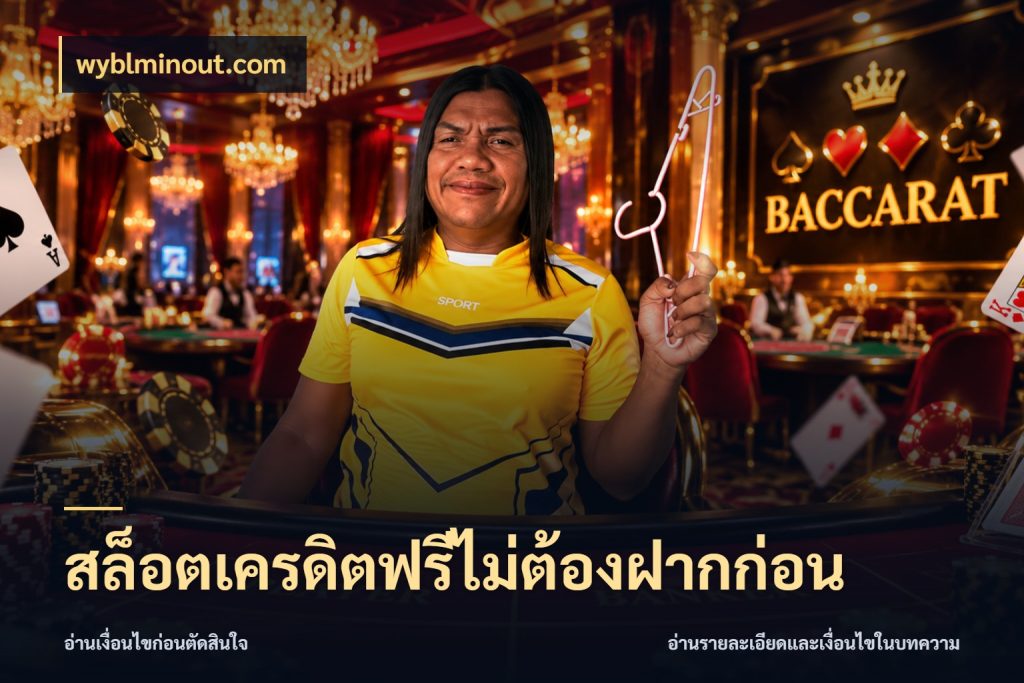 สล็อตเครดิตฟรีไม่ต้องฝากก่อน จับมุมเด่นของเครดิตฟรีให้ตรงใจ กับ wyblminout.com