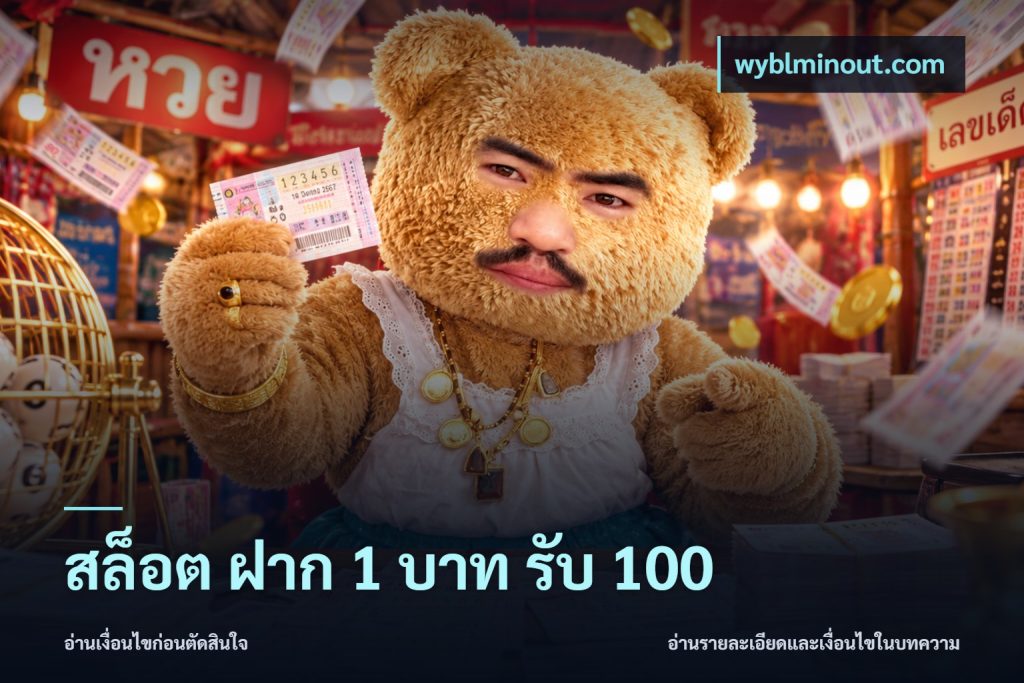 สล็อต ฝาก 1 บาท รับ 100