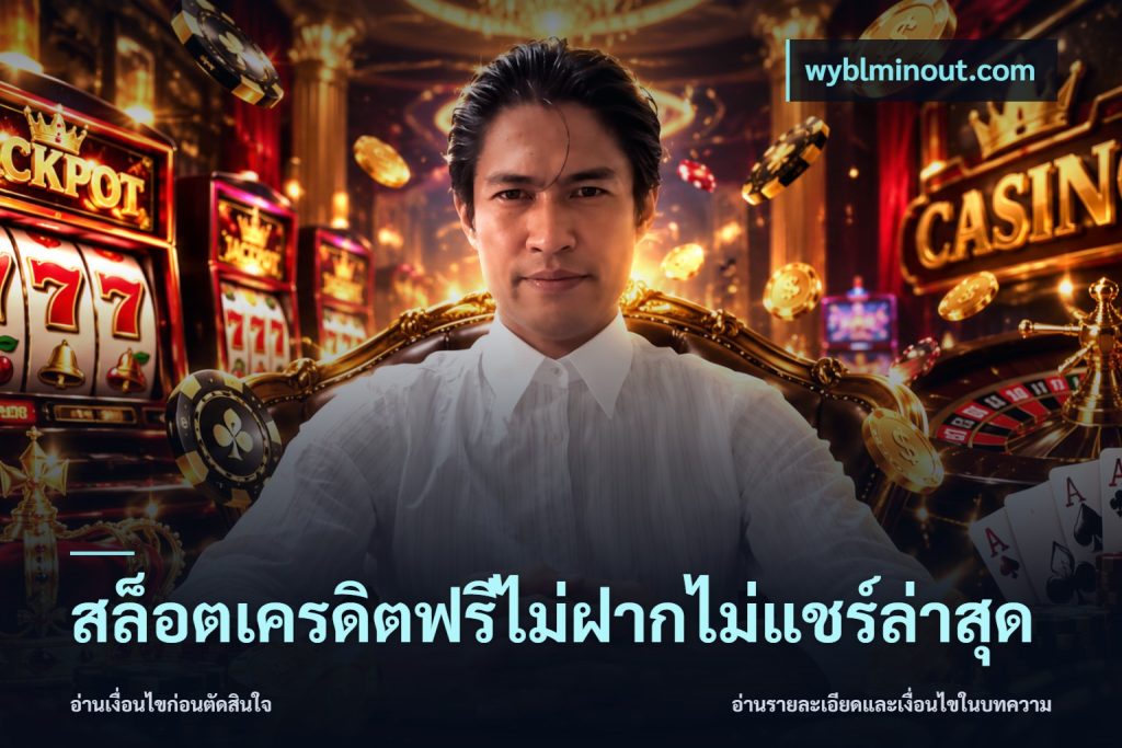สล็อตเครดิตฟรีไม่ฝากไม่แชร์ล่าสุด