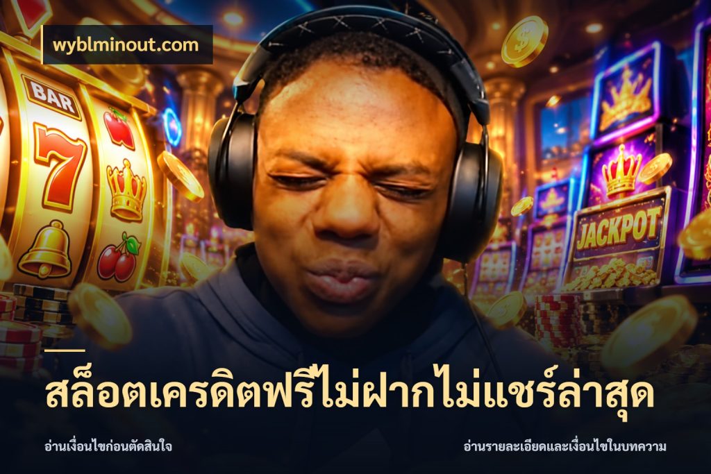 สล็อตเครดิตฟรีไม่ฝากไม่แชร์ล่าสุด เลือกสไตล์ความสนุกจากรูปแบบเครดิต สไตล์ wyblminout.com