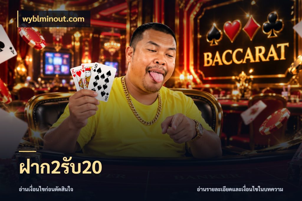 ฝาก2รับ20 โปรกับเกมที่ชอบเลือกให้ตรงสไตล์ กับ wyblminout.com