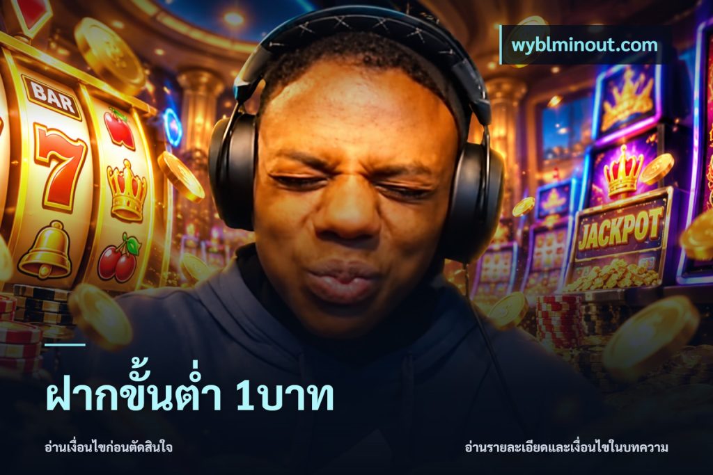 ฝากขั้นต่ำ 1บาท