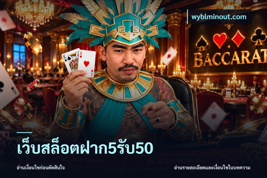 เว็บสล็อตฝาก5รับ50