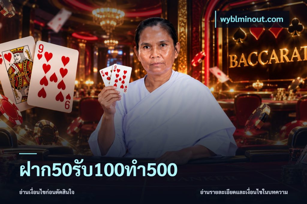 ฝาก50รับ100ทํา500