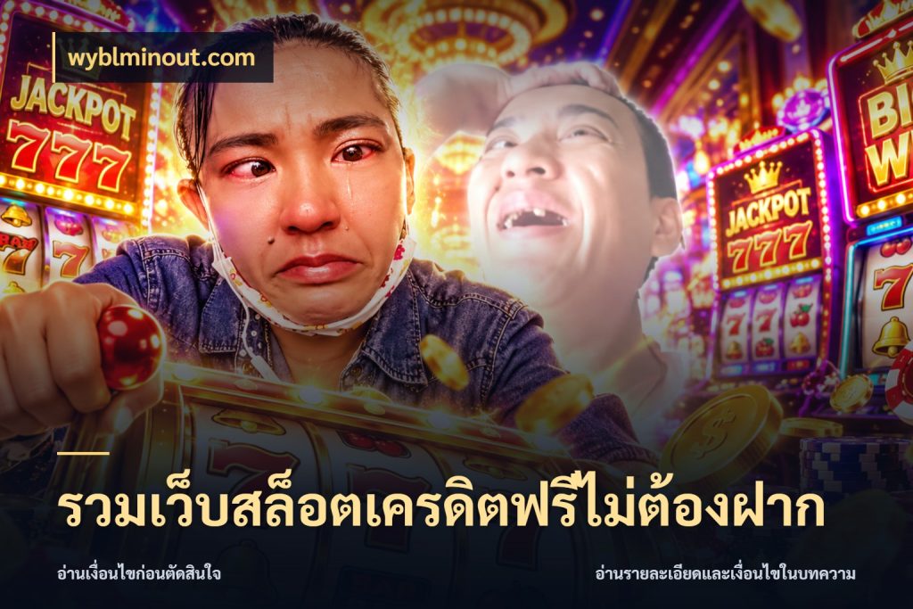 รวมเว็บสล็อตเครดิตฟรีไม่ต้องฝาก จับมุมเด่นของเครดิตฟรีให้ตรงใจ ในมุม wyblminout.com