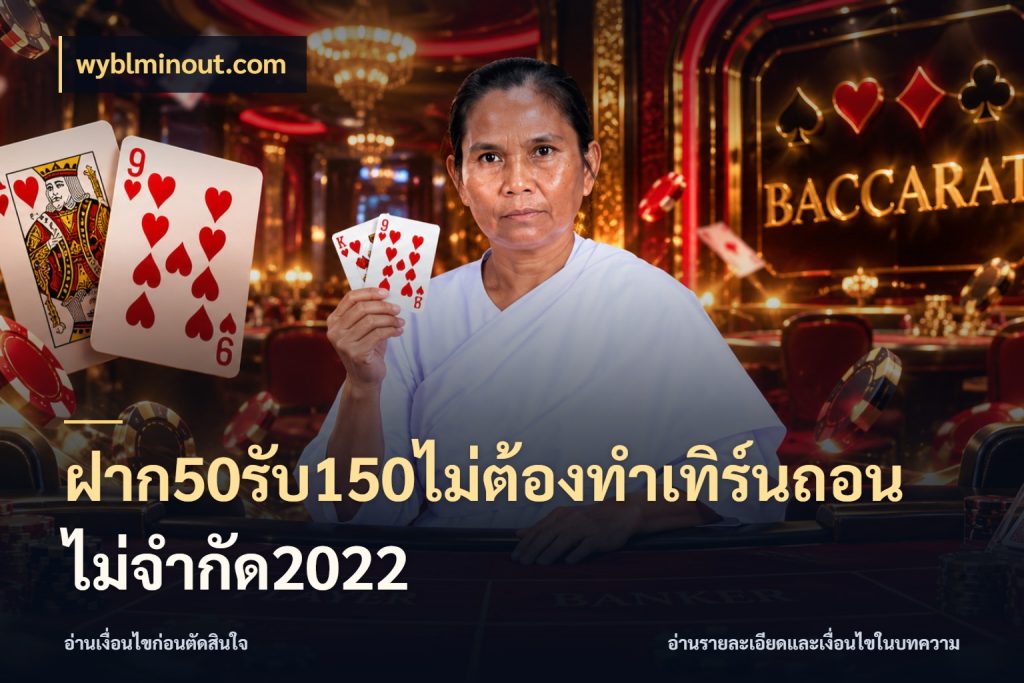 ฝาก50รับ150ไม่ต้องทําเทิร์นถอนไม่จํากัด2022 สายโบนัสเลือกจังหวะสนุกได้อย่างไร กับ wyblminout.com