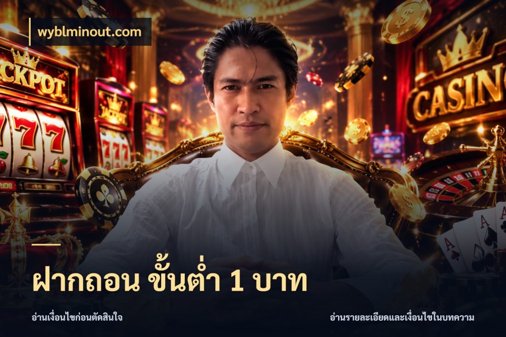 ฝากถอน ขั้นต่ำ 1 บาท wyblminout.com เปิดมุมยอดเริ่มต้นสำหรับคนชอบเกม
