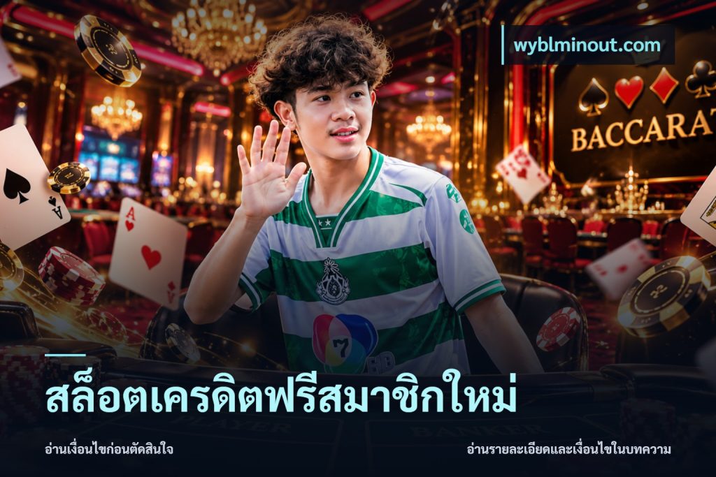 สล็อตเครดิตฟรีสมาชิกใหม่
