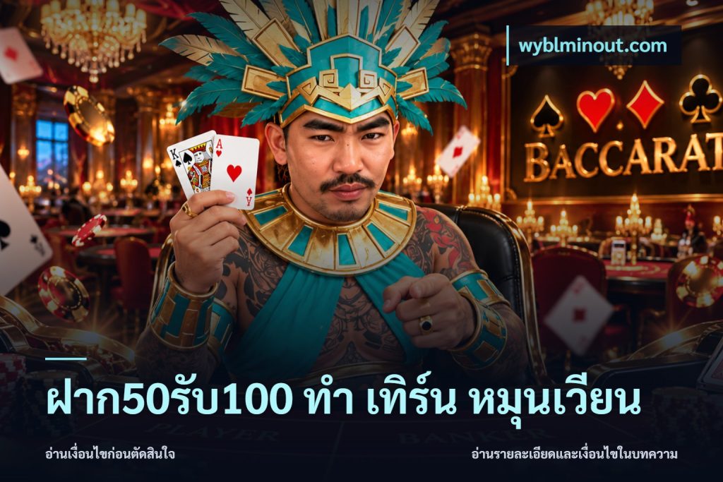 ฝาก50รับ100 ทํา เทิร์น หมุนเวียน