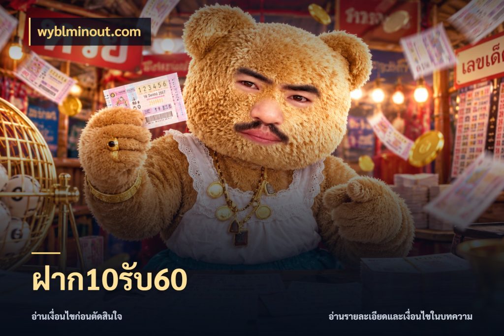 ฝาก10รับ60 wyblminout.com ยอดฝากและยอดรับในมุมของคนชอบลุ้น